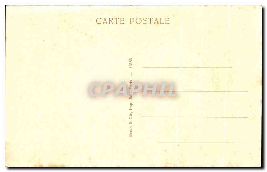 CPA Musee Du Luxembourg Cezanne L'estaque — Verso