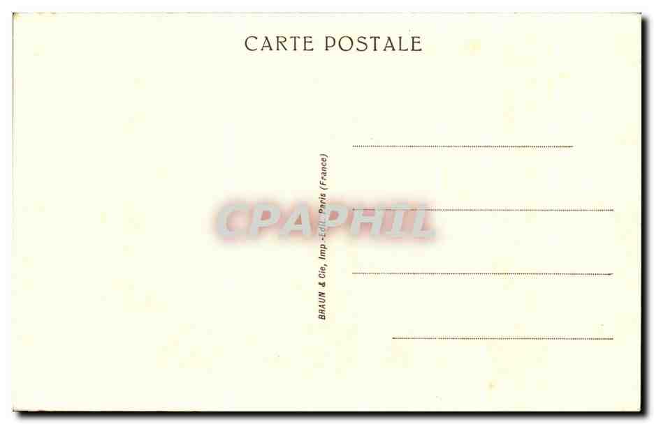 CPA Collection Bernheim Jeune Cezanne Le Pichet  — Verso