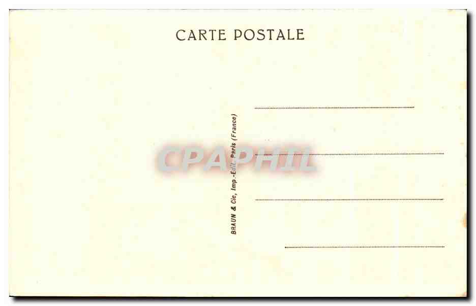 CPA Collection Rene Lecomte Et Madame Nee Pellerin Cezanne Portait De Paul Cezanne — Verso
