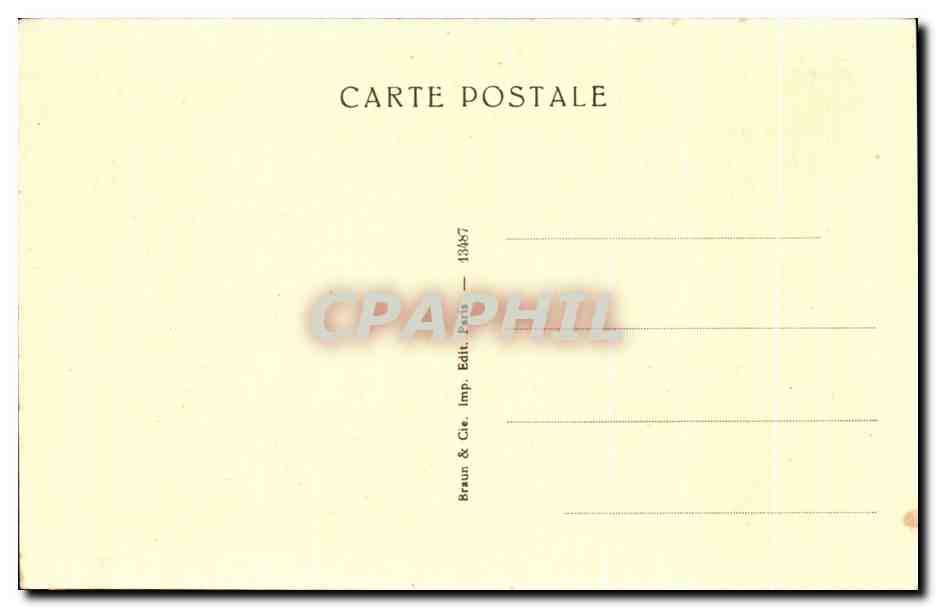 CPA Musee Du Luxembourg Sisley L'Allee — Verso