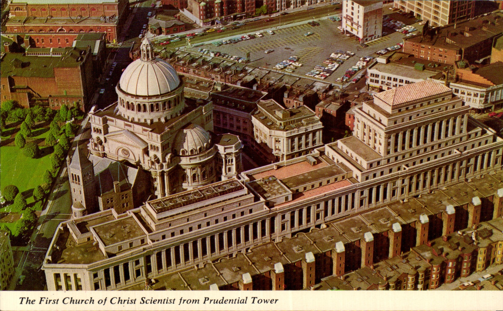 CPA THe First Church of Christ Scientist from Prudential Tower Boston