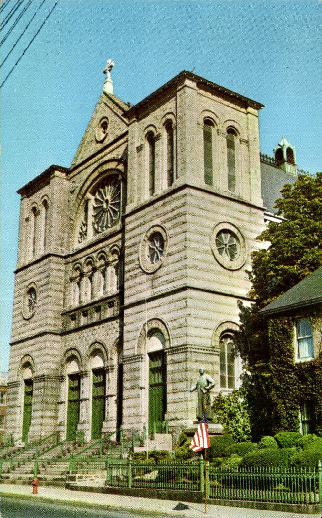 CPA John The Baptist Roman Catholic Church Merrimac Street Lowell Mass