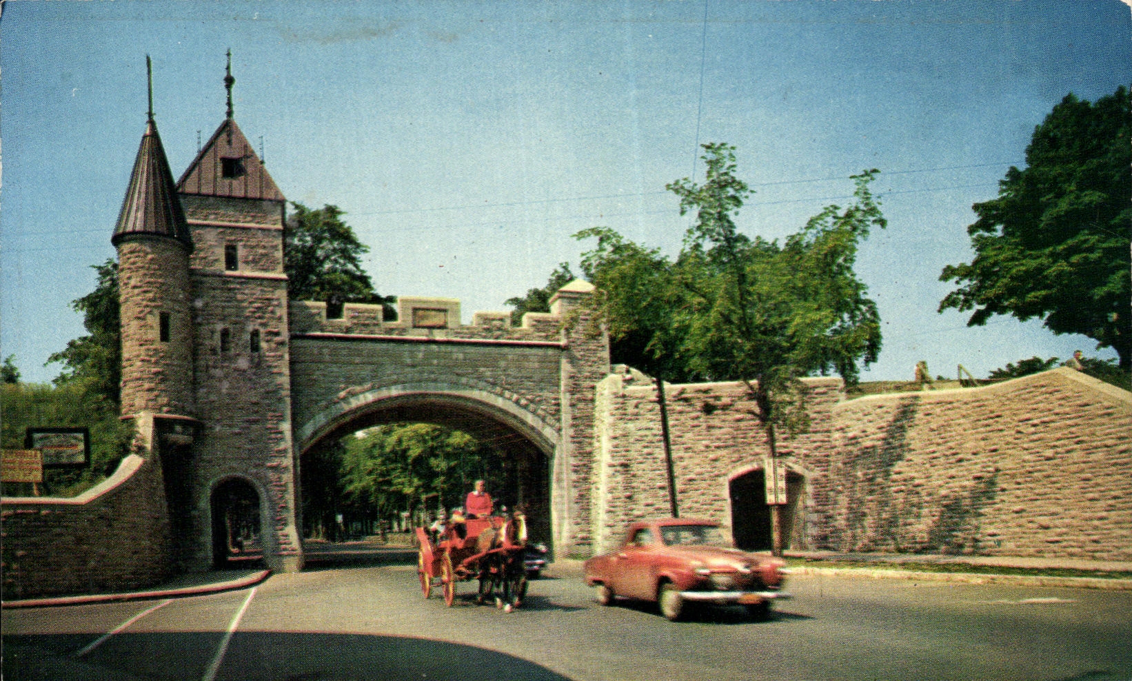 CPA THe St Louis Quebec Canada La Porte St Louis Old Quebec