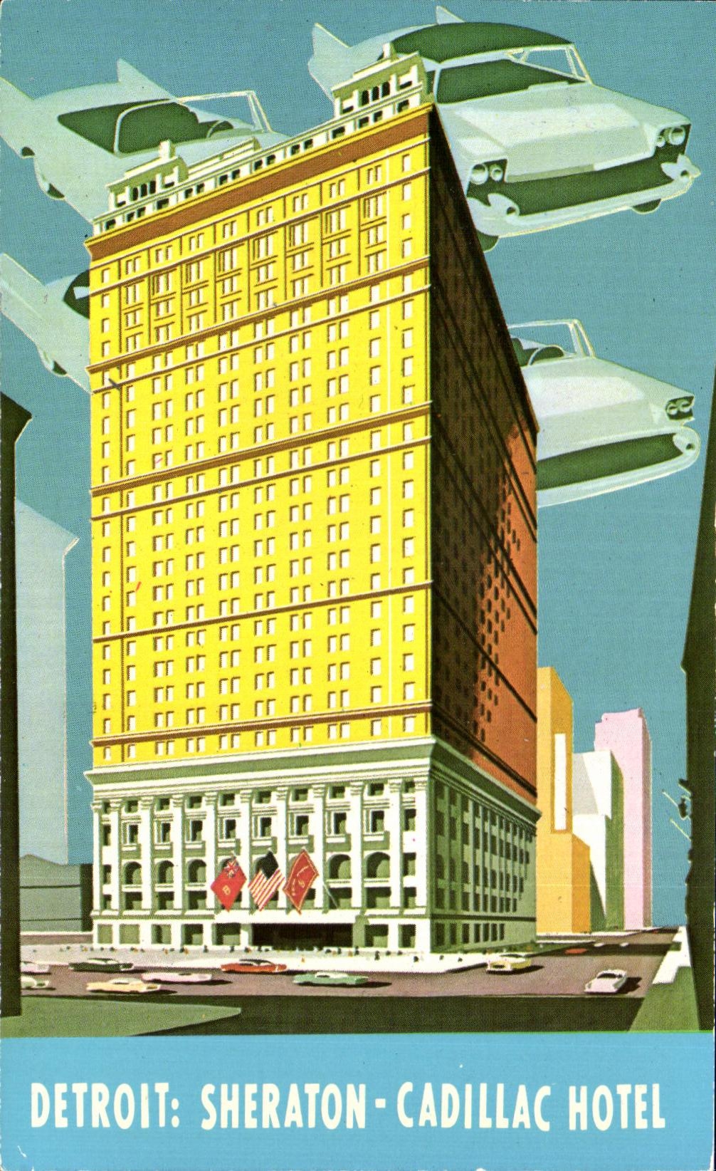 CPA Sheraton Cadillac Hotel Washington boulevard at Michigan Avenue Detroit Michigan