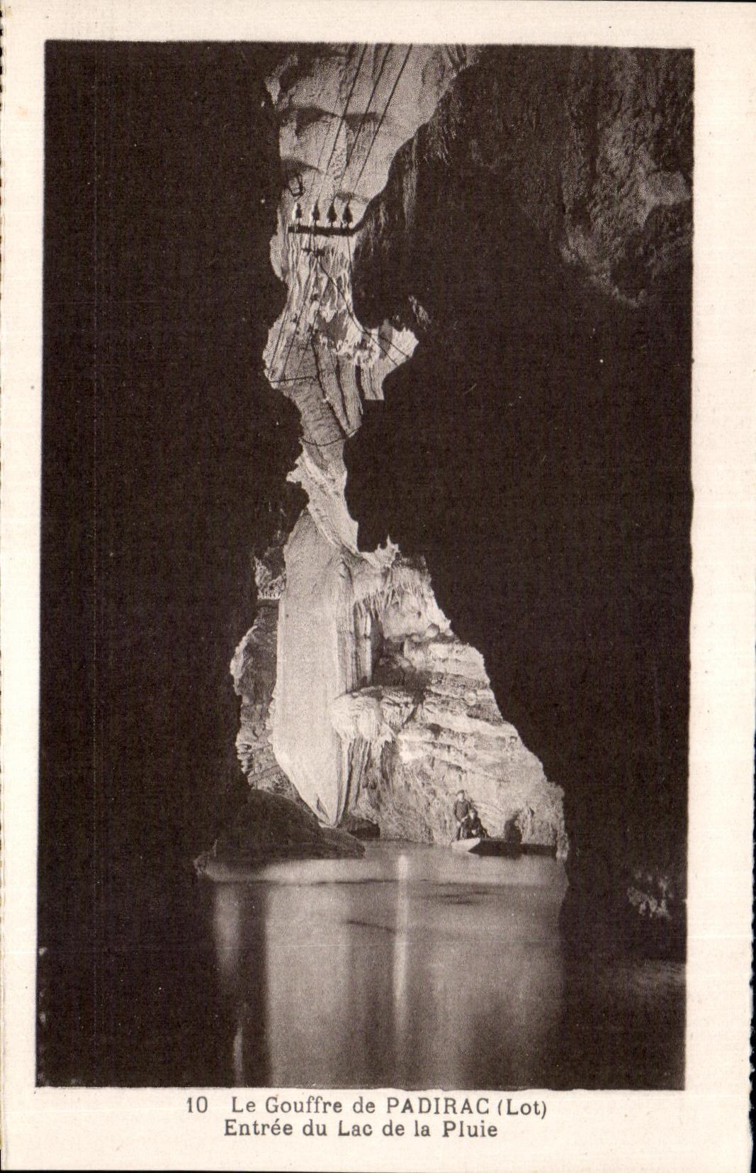Der Gouffre de PADIRAC (Lot) — Eingang zum See der Regen — n°10