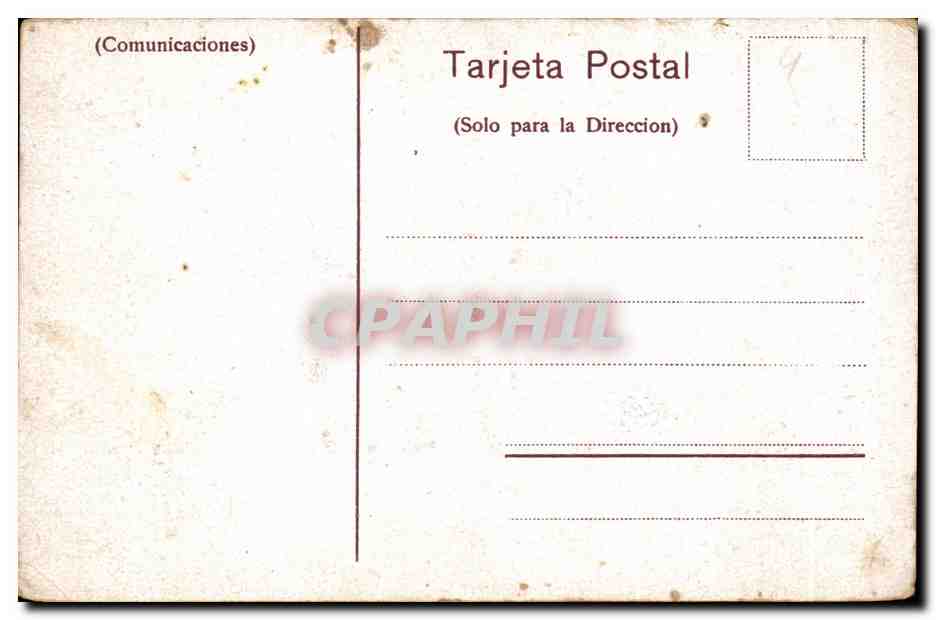 CPA Chile Chili Propiedad de los Mattensohn Grimm Valparaiso — Rückseite