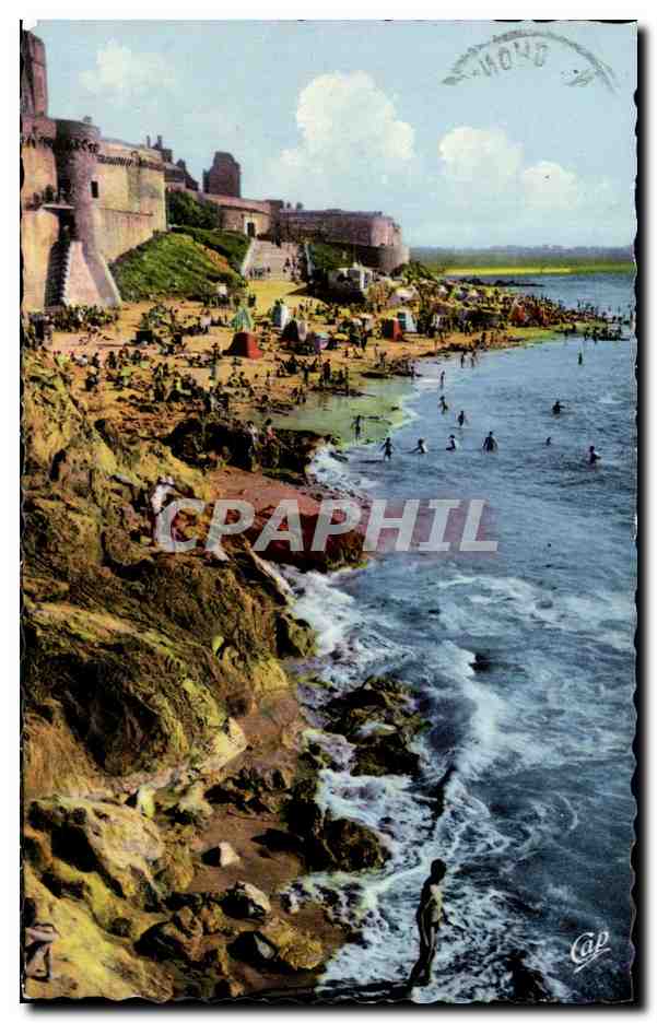 CPA Sainto Malo Cite Corsaire La Plage de Bonsecours