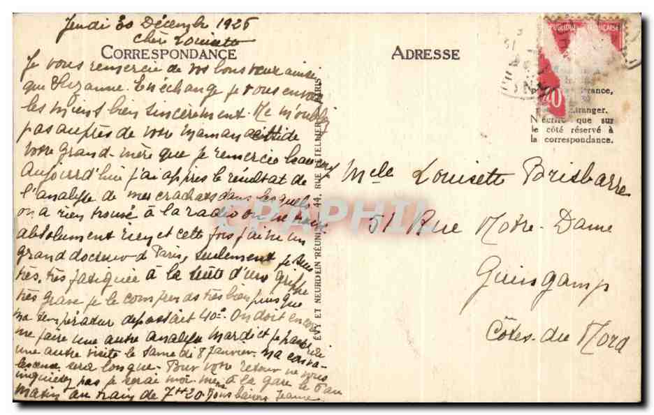 CPA Marseille Les Ascenseurs et Notre Dame de la Garde — Rückseite