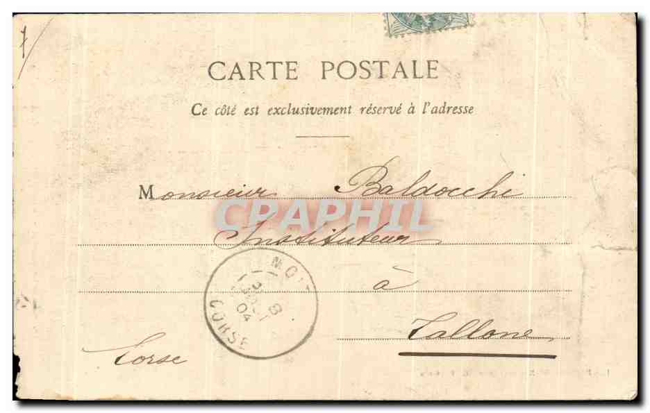 CPA Cite de carcassonne Salle des Gardes dans la Tour St Nazaire — Rückseite