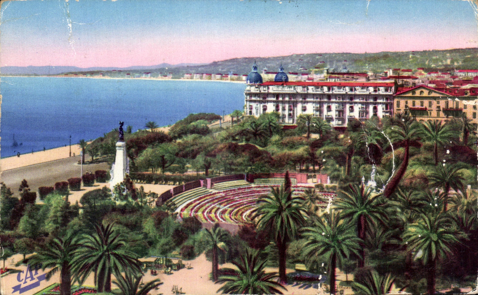 CPA Nice Le Jardin Albert et le Theatre de Verdure