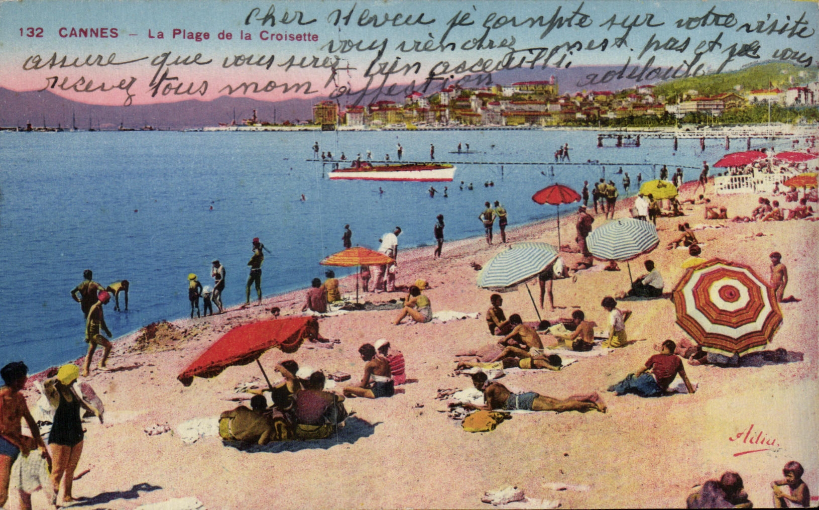 CPA Cannes La Plage de la Croisette