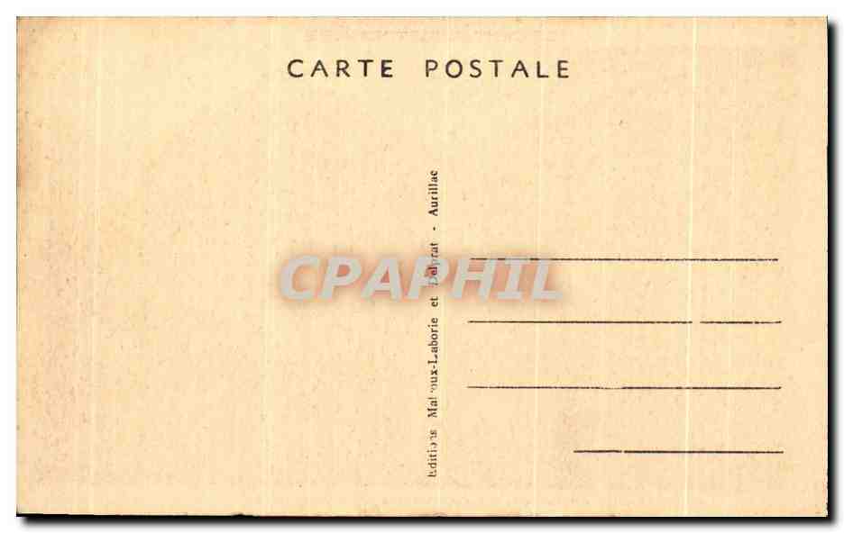 CPA Le Cantal Pittoresque Viaduc de Garabit Ligne de Neussargues a Marvejols vue de profil — Rückseite