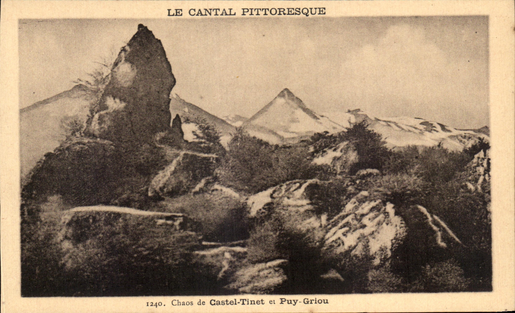 CPA Chaos de Castel Tinet et Puy Griou