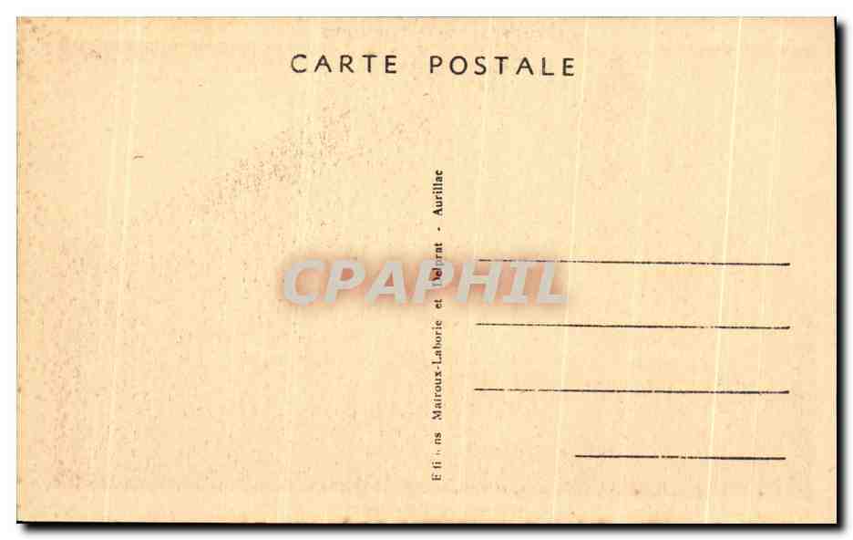 CPA Chaos de Castel Tinet et Puy Griou — Rückseite