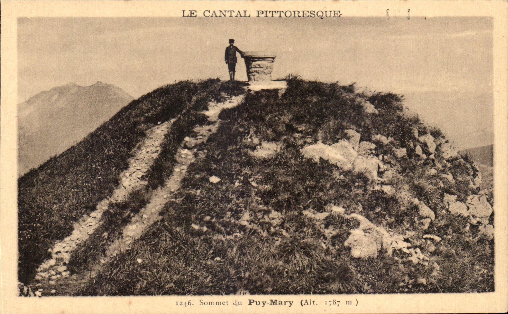 CPA Sommet du Puy Mary Cantal