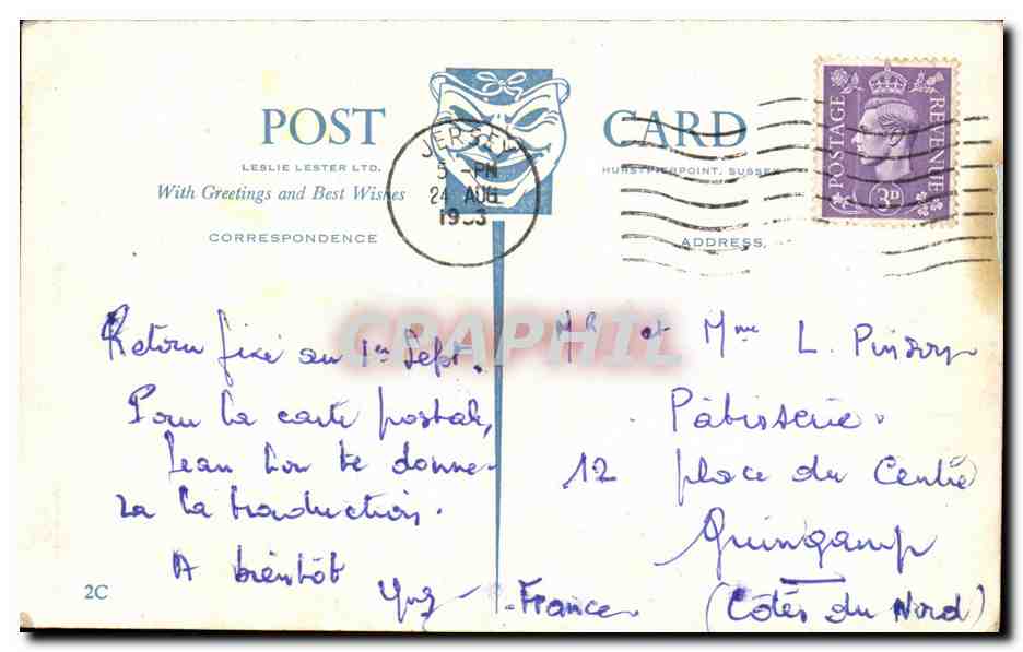 CPA Well i do a man's job don't I ? Femme Militaria — Rückseite