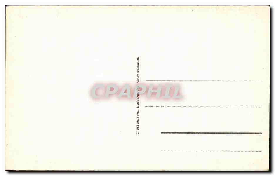 CPA Vichy Etablissement Thermal — Verso