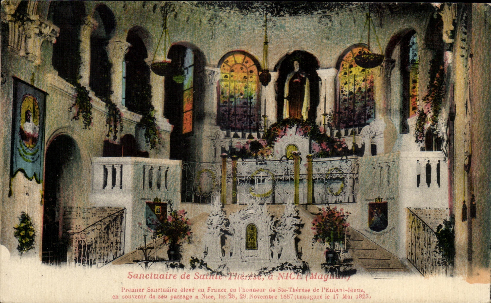 CPA Sanctuaire de Sainte Therese a Nice