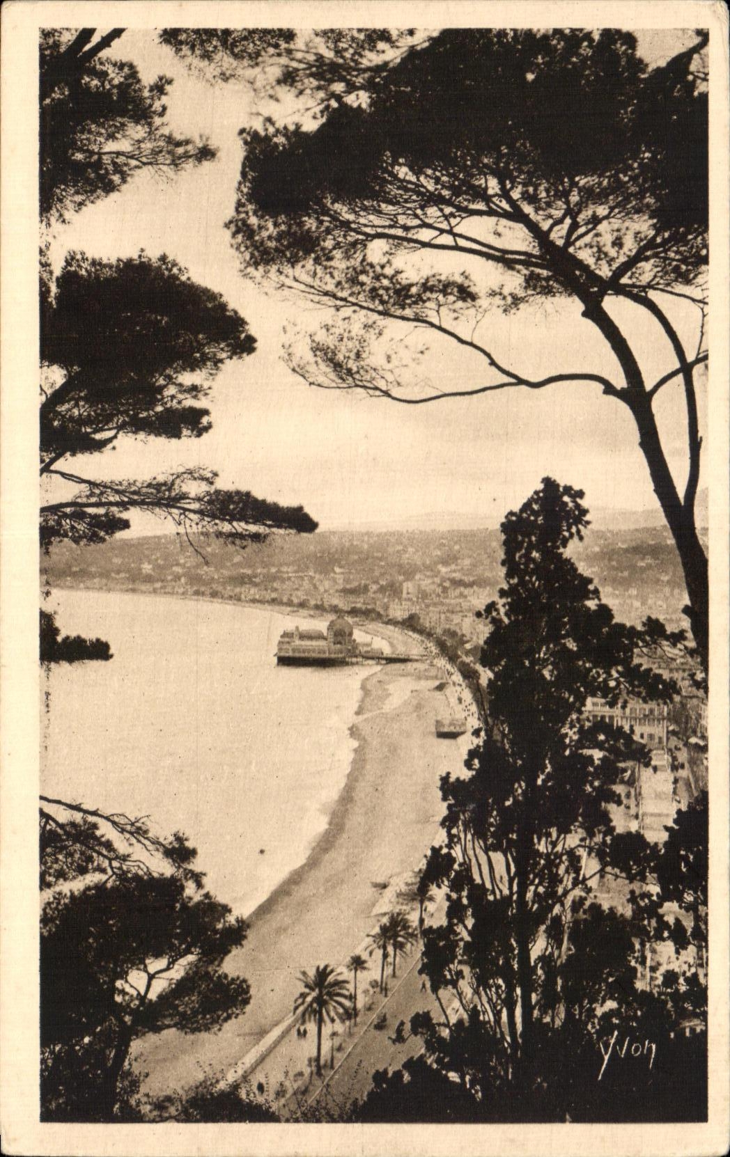 CPA Cote D'Azur Nice Panorama pris du Chateau