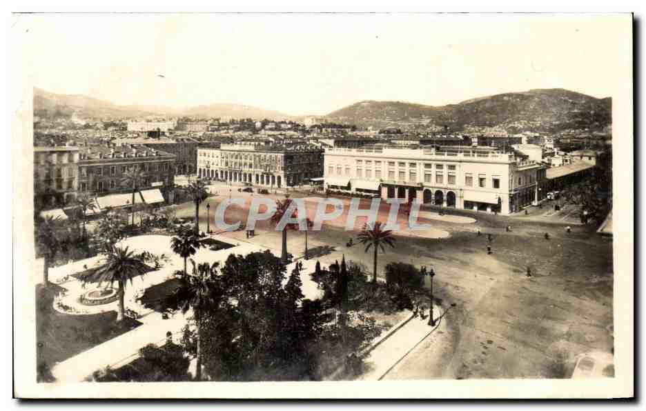 CPA Nice La Place Massena Vue prise de I'Hotel Albert