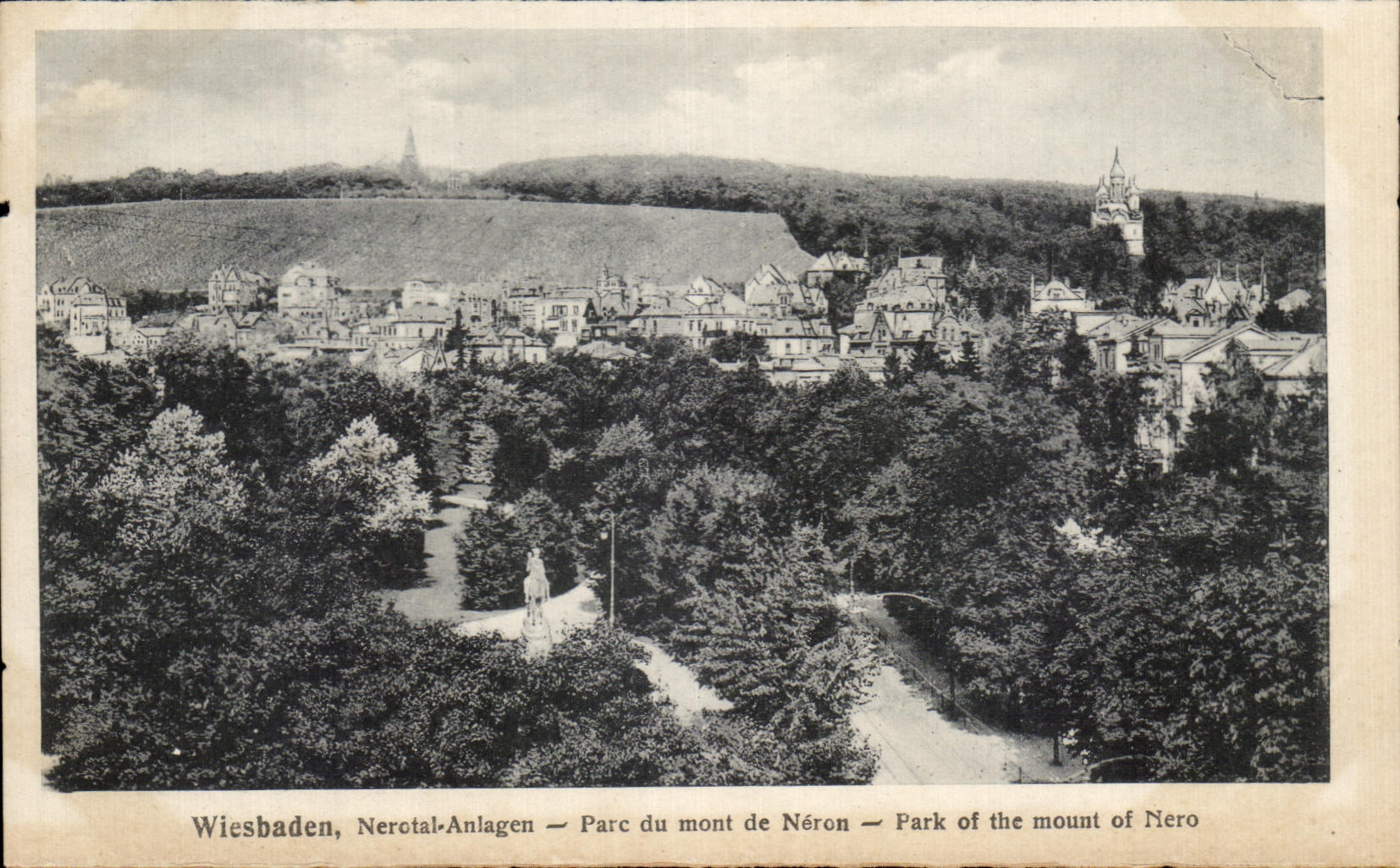Wiesbaden, Nerotal-Anlagen — Parc du mont de Néron — Park of the mount of Nero