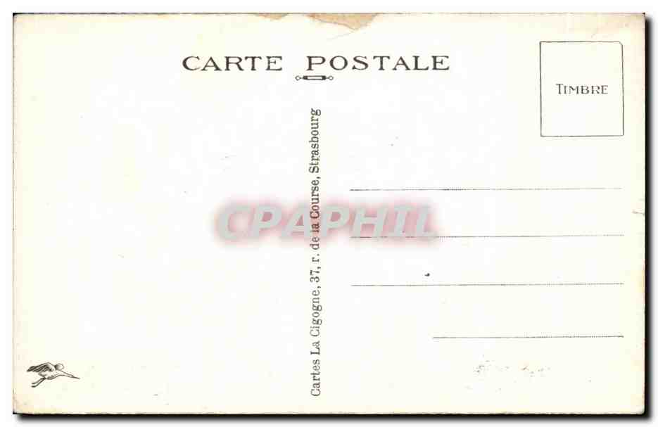 CPA Camp d'Oberhoffen Mess des Sous Officiers Militaria — Rückseite