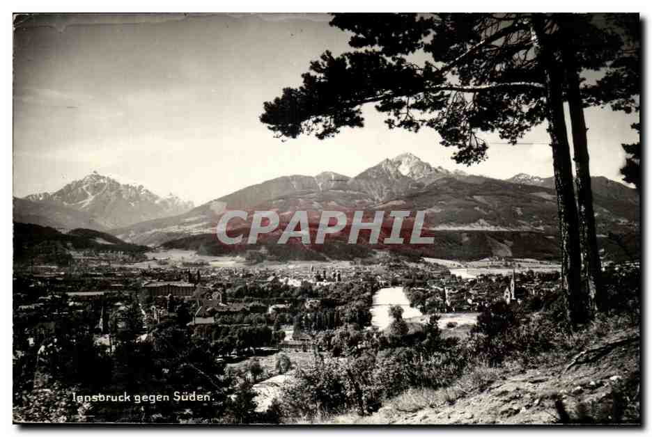Innsbruck gegen Süden — vue panoramique — Hungeler Leefelkar