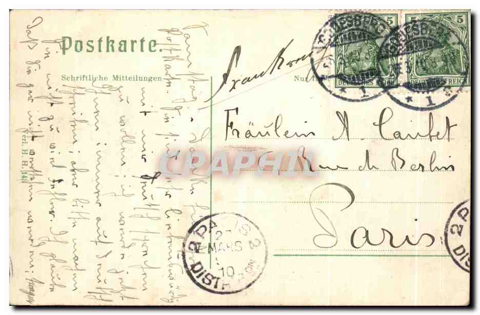 CPA Godesberg Rheinufer m Landebrucke Bateau — Back