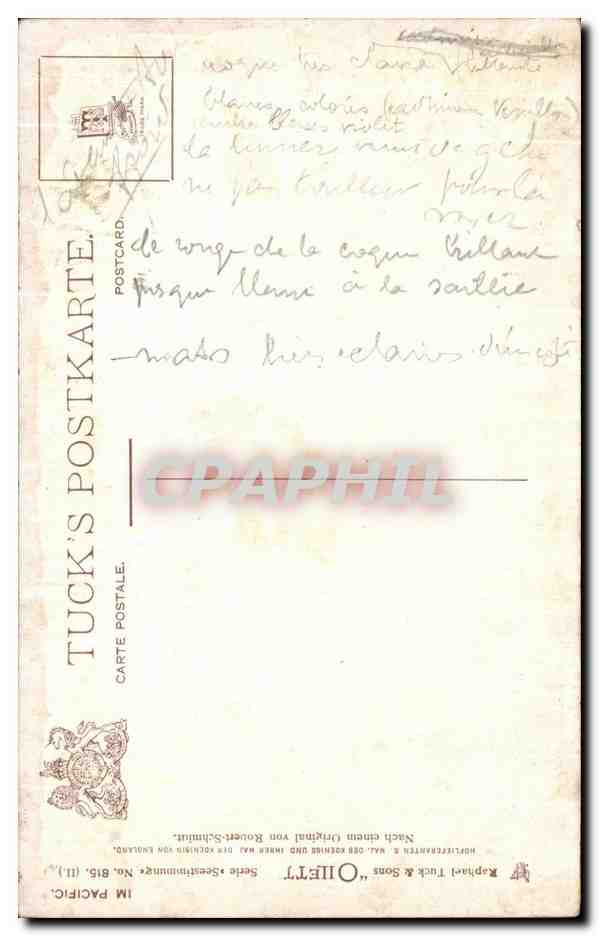 CPA Paysage  — Rückseite