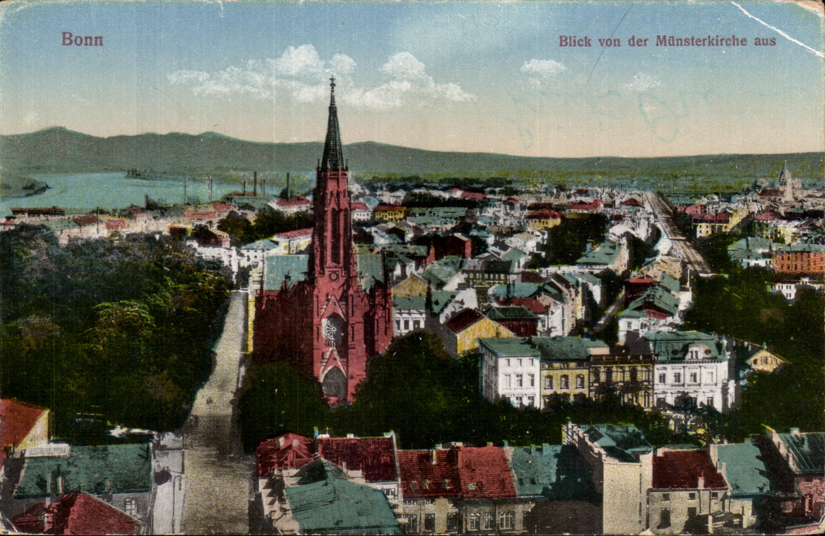 CPA Bonn Blick Von der Monsterkirche aus