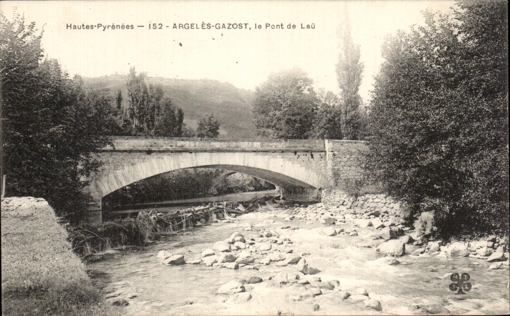 Argelès-Gazost — le Pont de Lau — Hautes-Pyrénées — 652
