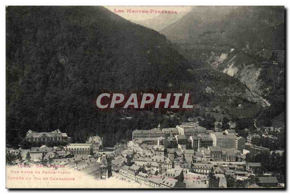Les Hautes-Pyrénées — Vue d'entrée du Val de Cambasqux — Cauterets