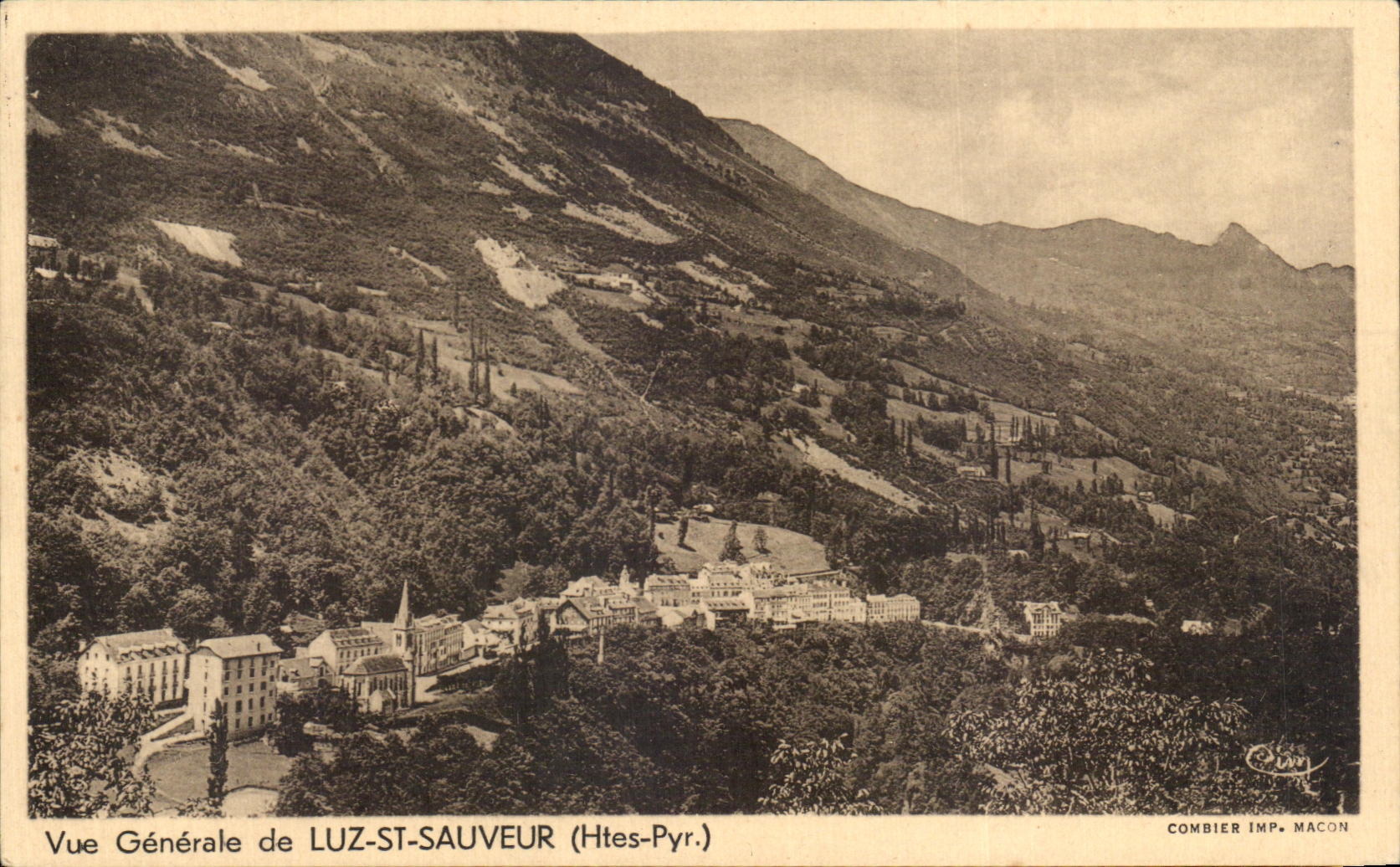 CPA Vue Generale de Luz St Sauveur