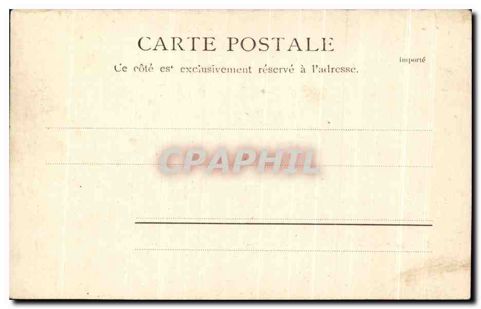CPA L'eglise des Templiers Luz — Verso