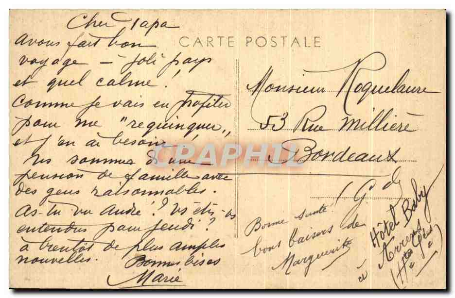 Arrens — Vue Générale — Coll. Trelaün — Rückseite