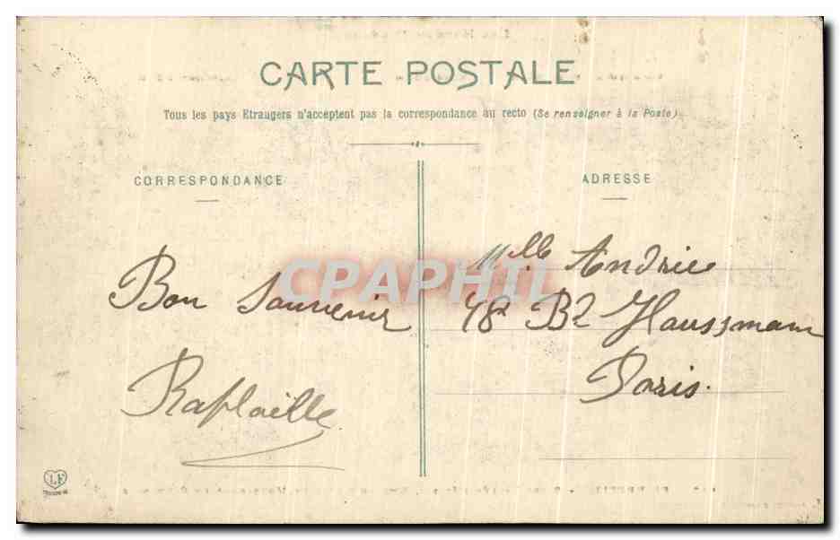 Pics de Viscos et Montagnes de Cauterets — Les Hautes-Pyrénées — Phototyp & Labouche Frères, Toulouse, n°445 — Verso