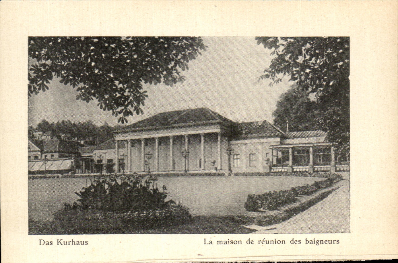 CPA Das Kurhaus La maison de reunion des baigneurs
