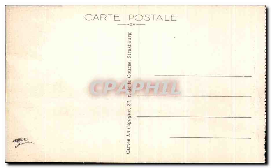 Metz — Vue d'ensemble sur la Porte des Allemands et la Cathédrale — Cartes La Cypogne, Strasbourg — Rückseite