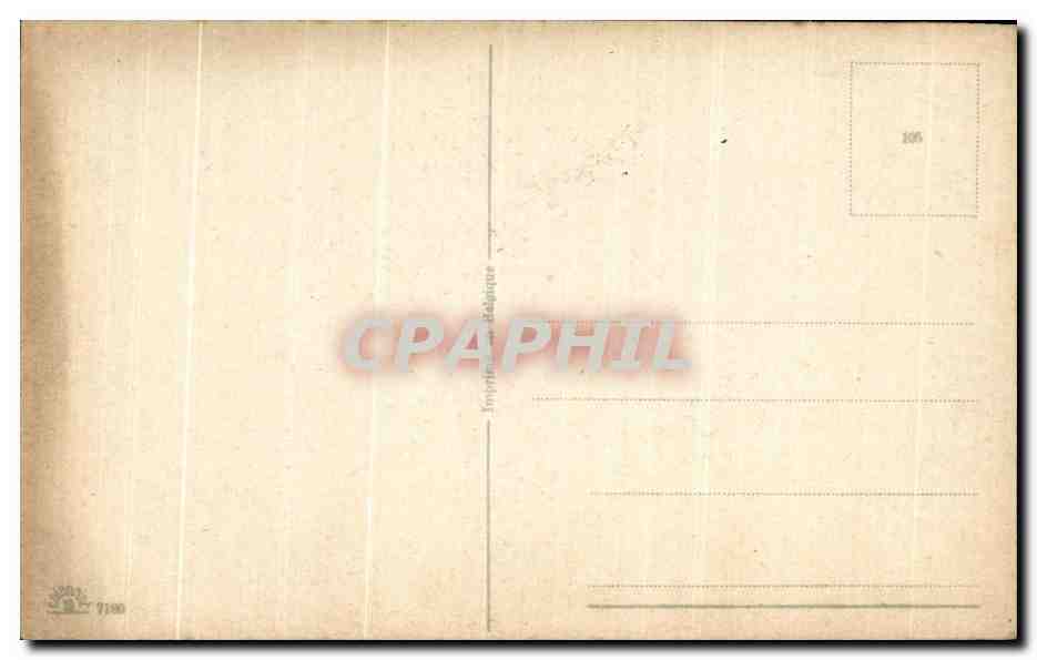 CPA Fantaisie Fleurs — Verso