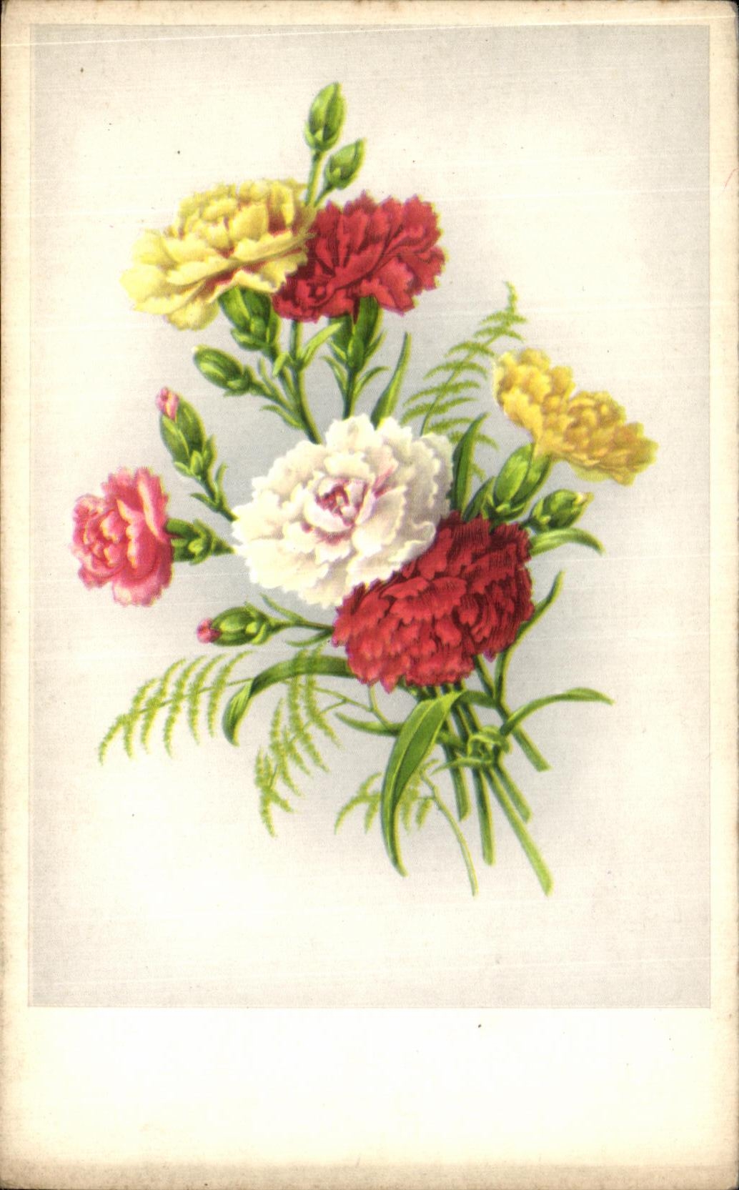 CPA Fantaisie Fleurs 