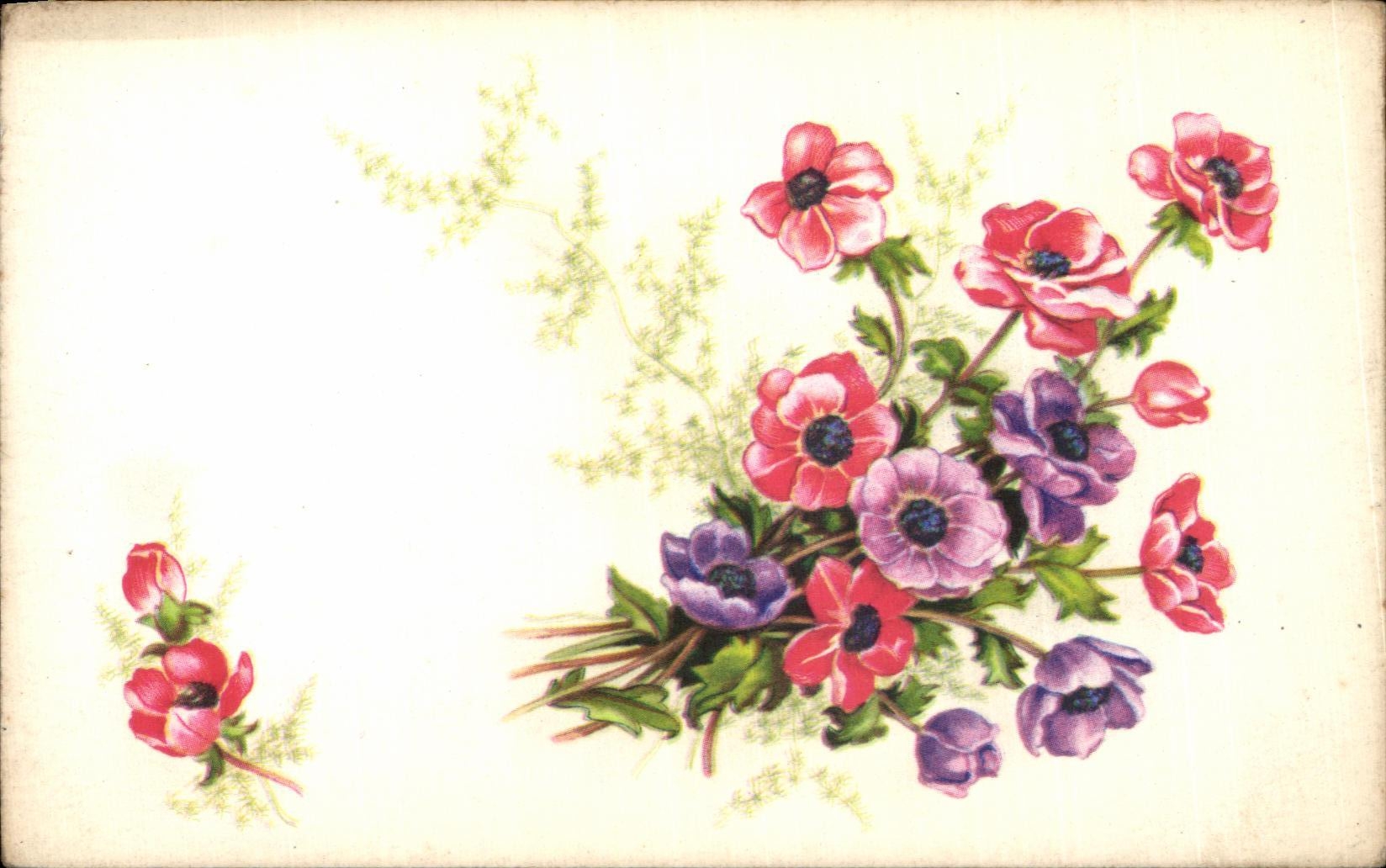 CPA Fantaisie Fleurs 