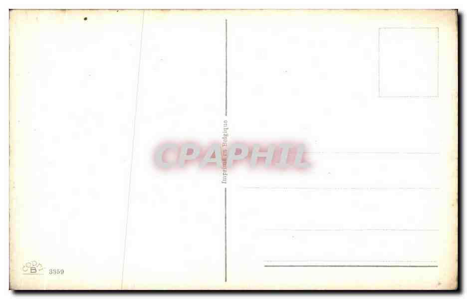 CPA Fantaisie Fleurs  — Verso