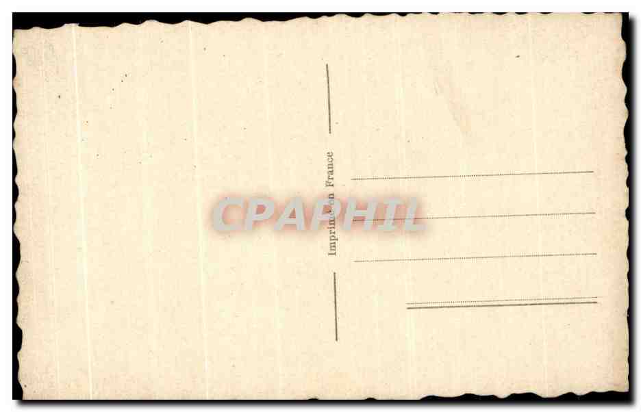 CPA Fantaisie Fleurs Fer a cheval — Verso