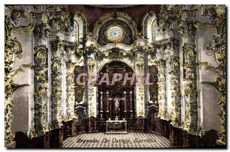CPA Granada La Cartuja Sacristia