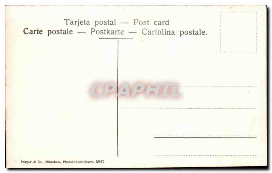 CPA Granada La Cartuja Sacristia — Rückseite