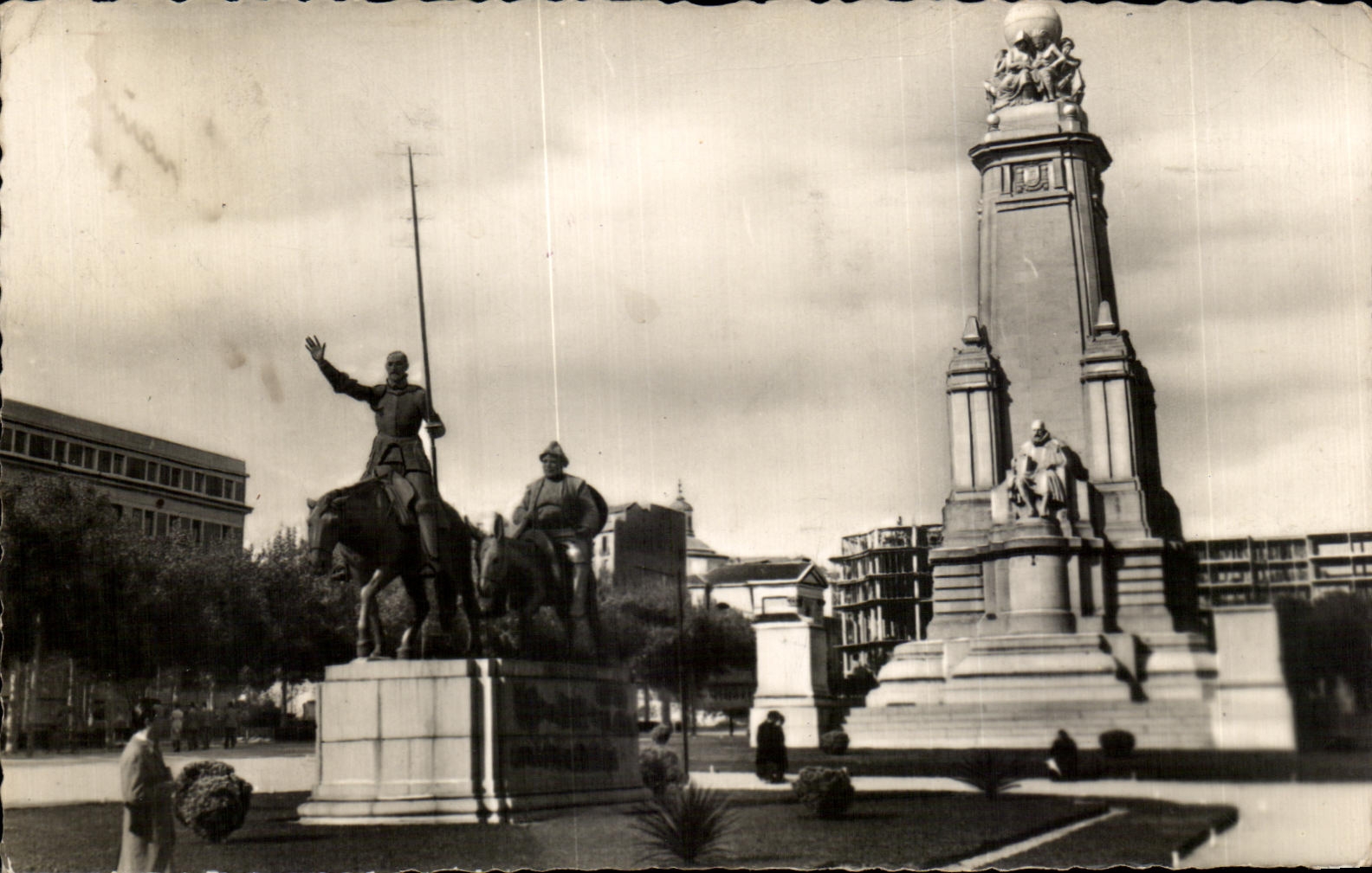 Madrid - Monumento a Cervantes — Postales Beas, n°8