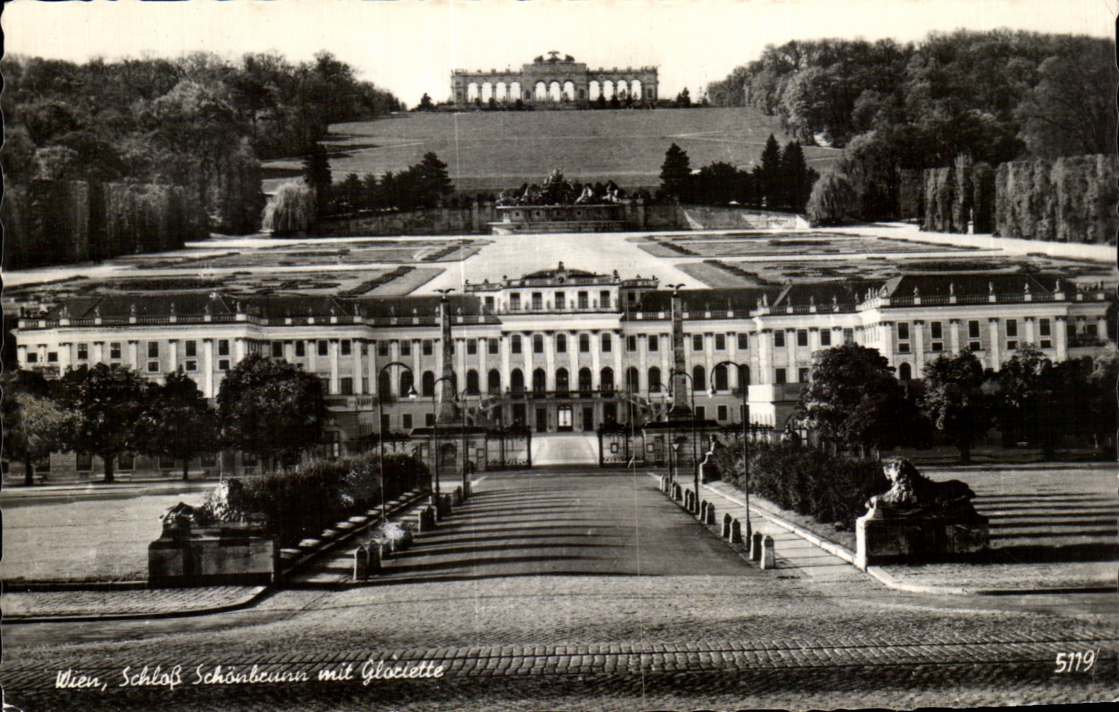CPA Wien Schloss Schonbeunn mit Gloriette