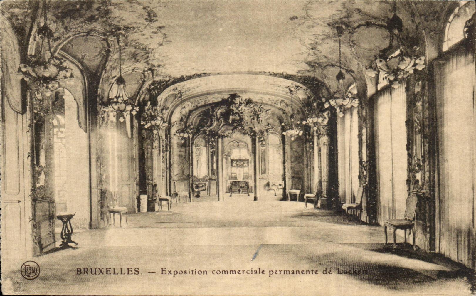 CPA Bruxelles Exposition commerciale Permanente De Laeken Pavillon chinois