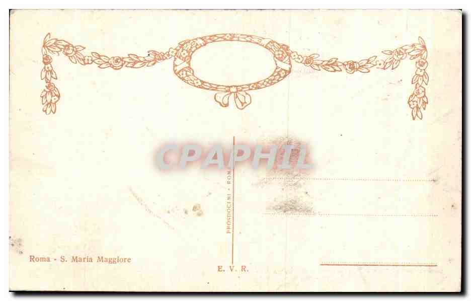 CPA Roma S Maria Maggiore  — Rückseite