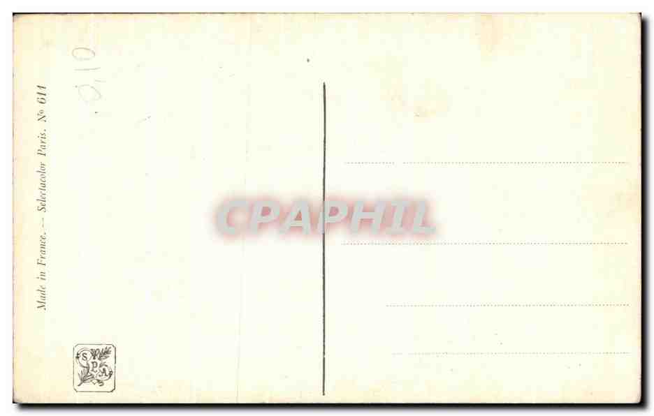 CPA Salon De Paris Barbut Davray Avant la soiree — Verso